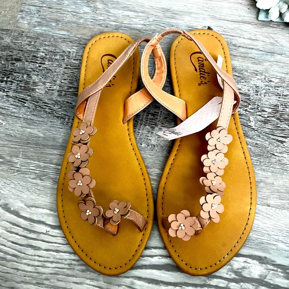 Candies Light Pink flower Sandals
